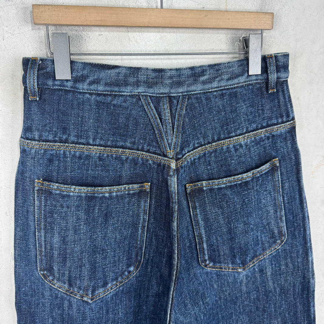 Louis Vuitton Sample Heavy Dark Jeans
