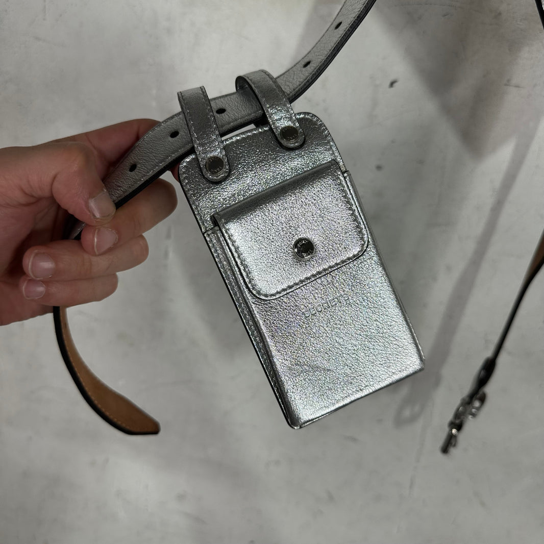 Fendi Metallic Cargo Belt