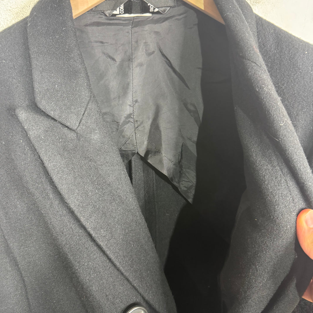 CDG Black Double Breasted Wool Jacket
