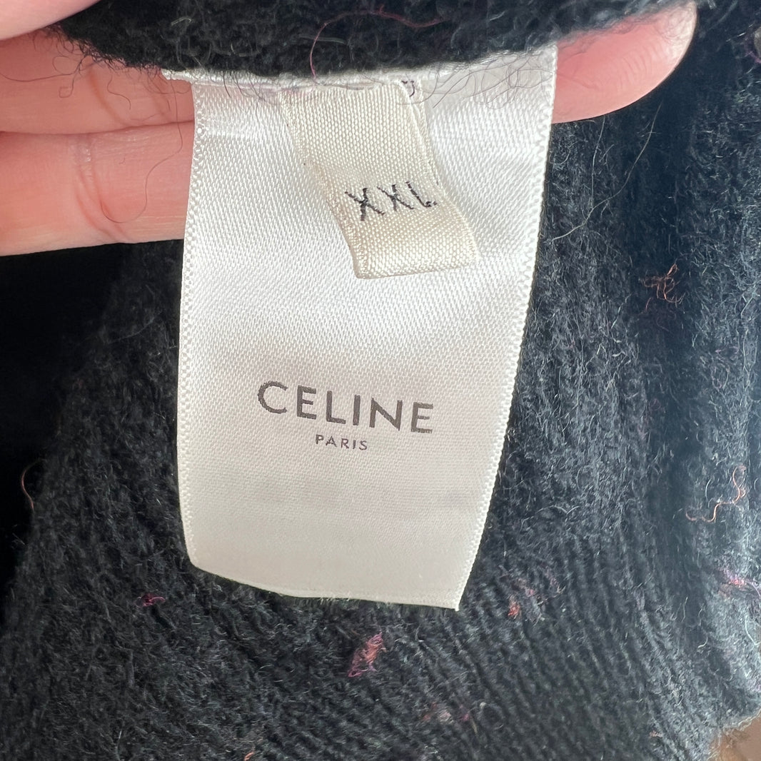 Celine Jacquard Knit Hoodie