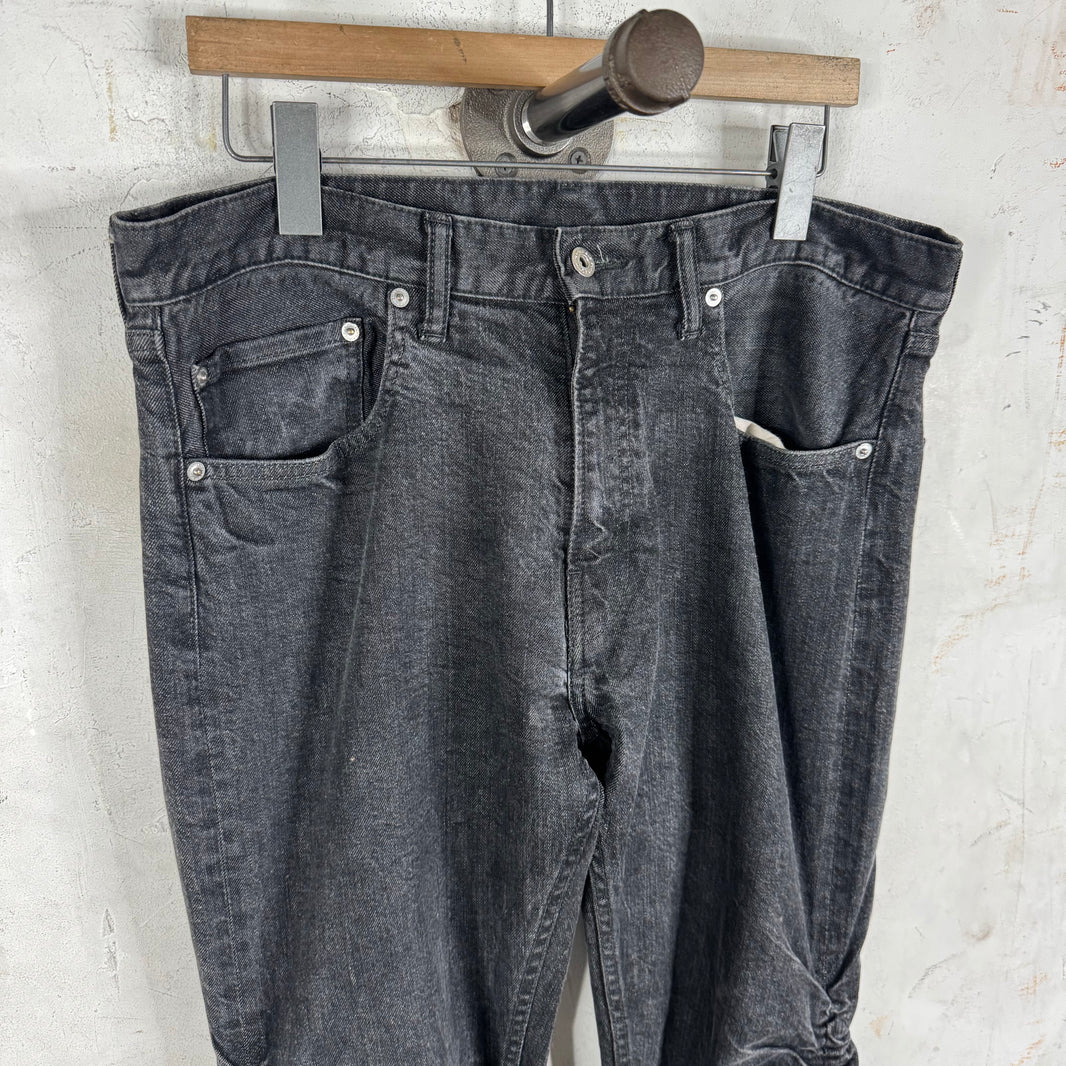 VLONE Black Stack Runway Jeans