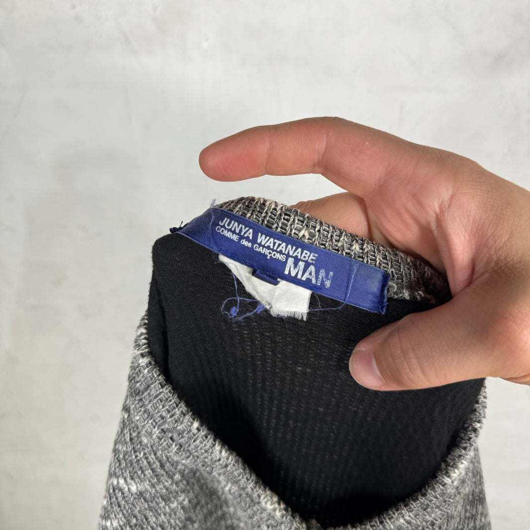 Junya Watanabe Speckled Ribbed Knit Sweater