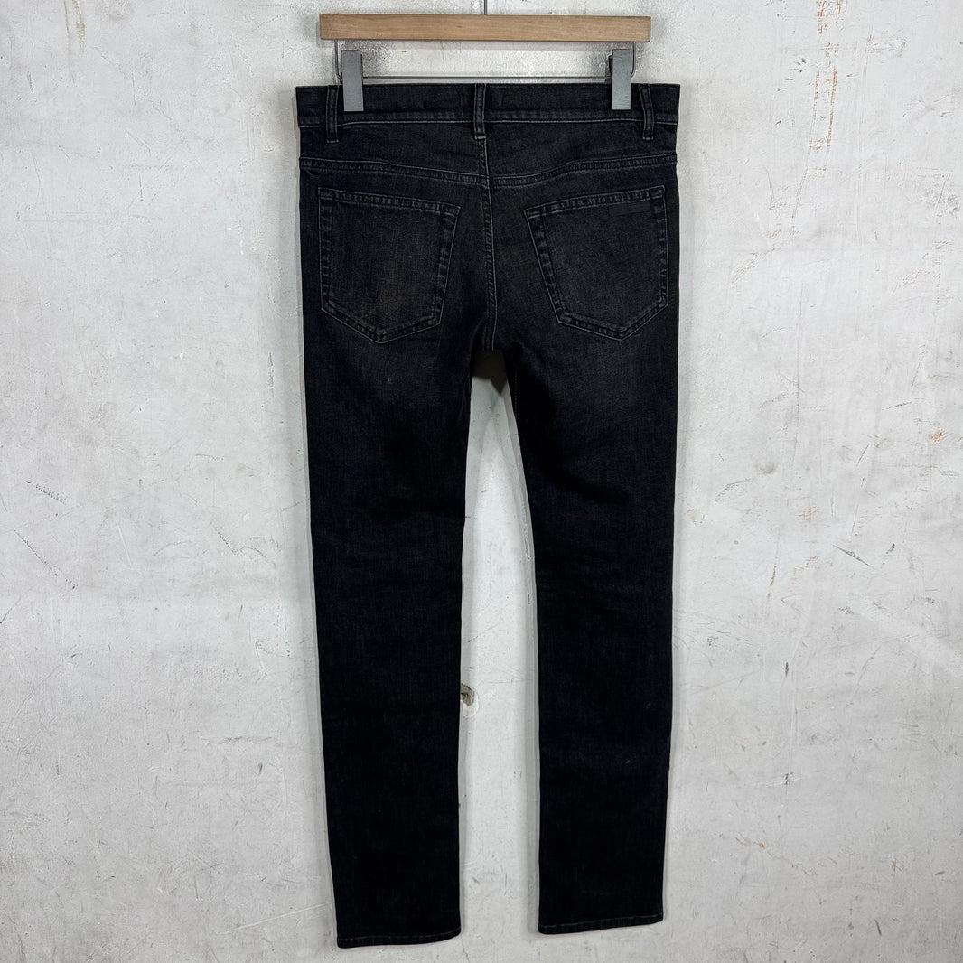 Prada Washed Black Skinny Jeans
