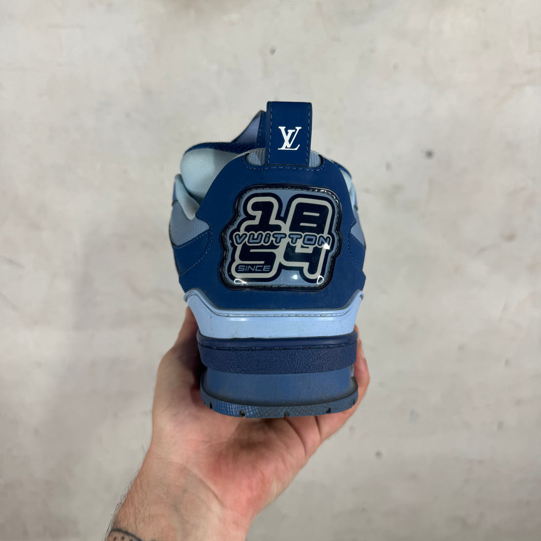 Louis Vuitton Blue Skate Trainers