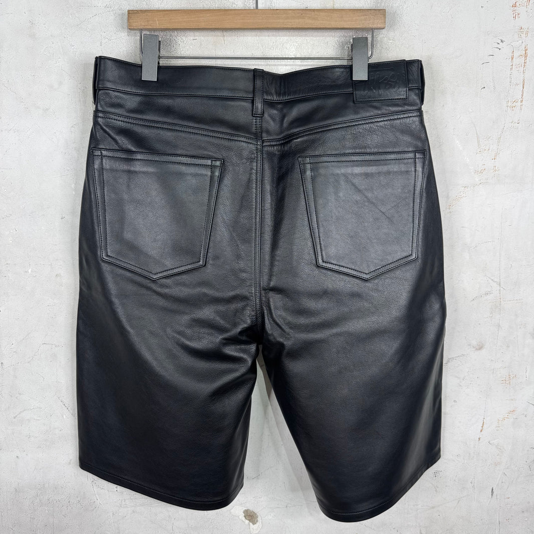 Stussy Soft Leather Shorts