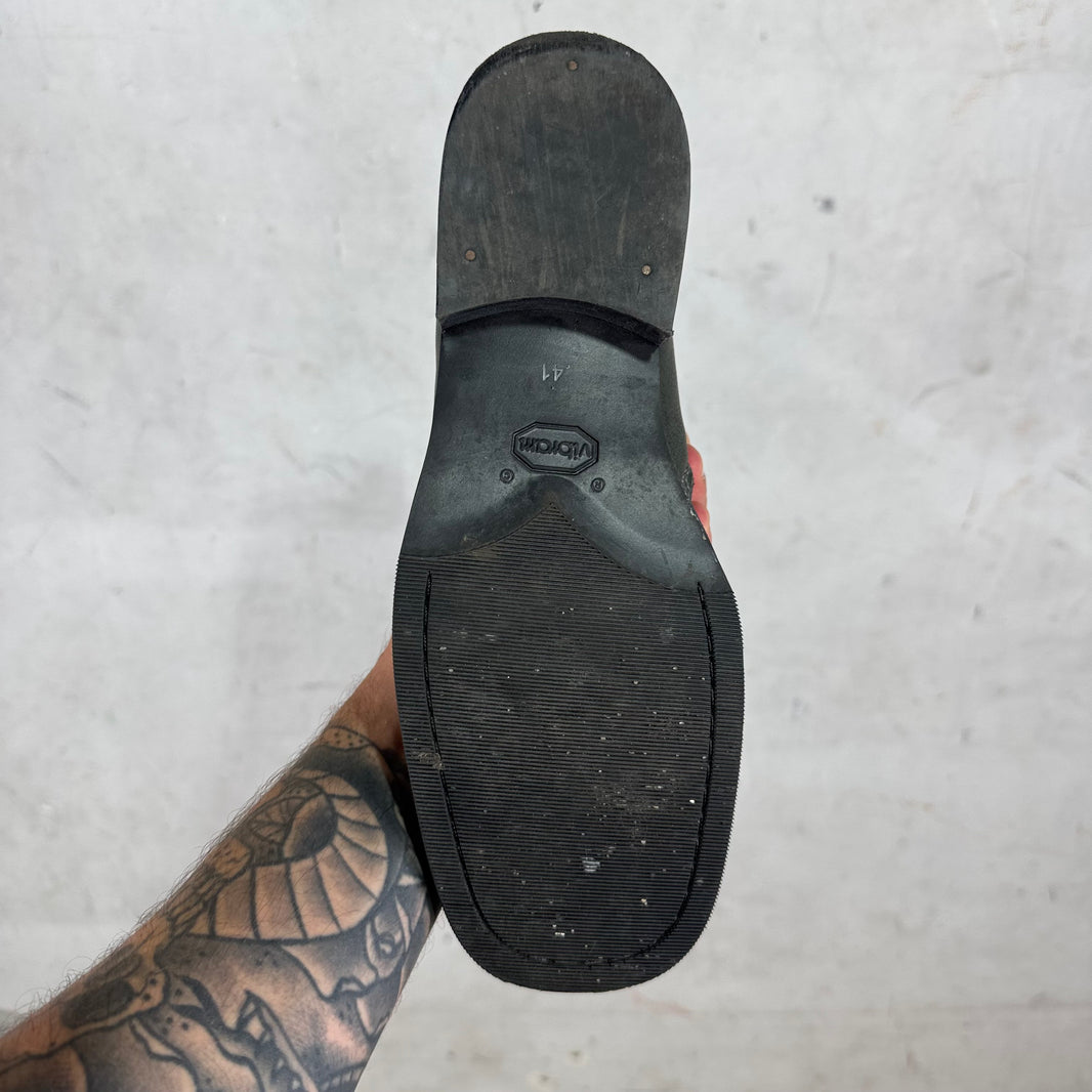 Our Legacy Grey Leather Camion Boots
