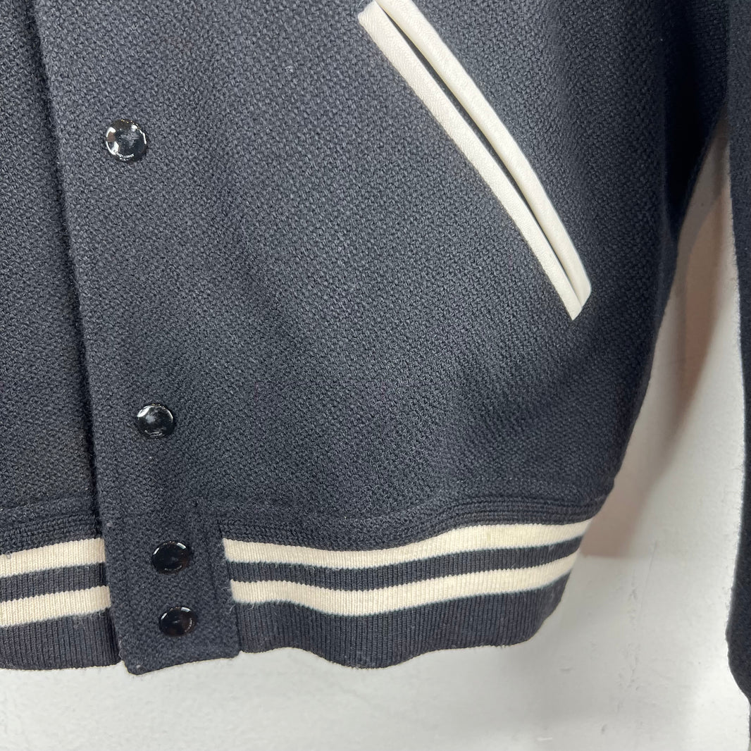 Saint Laurent Black Wool Teddy Jacket