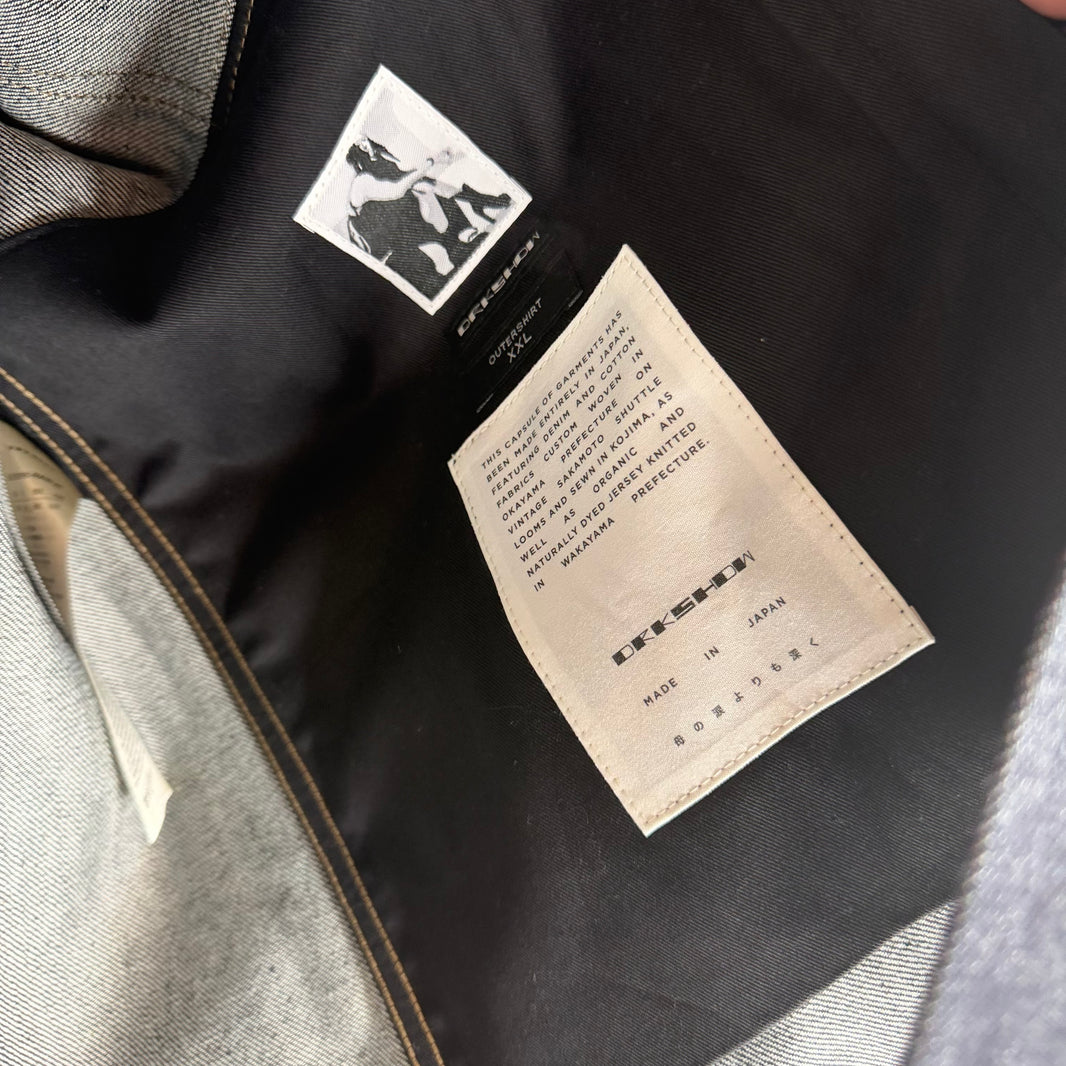DRKSHDW Oversized Made in Japan Selvedge Denim Outershirt
