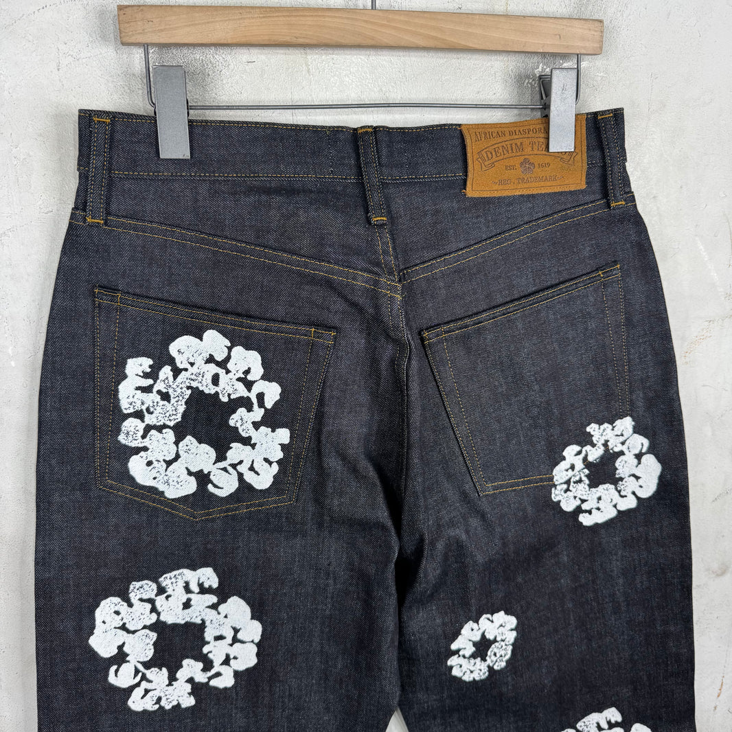 Denim Tears Raw Denim Wreath Jeans