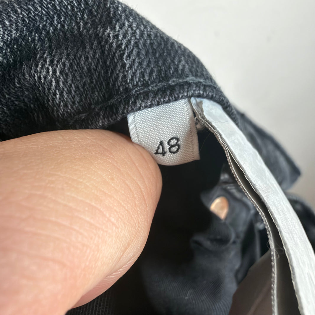 Our Legacy Black Cropped Capri Jeans