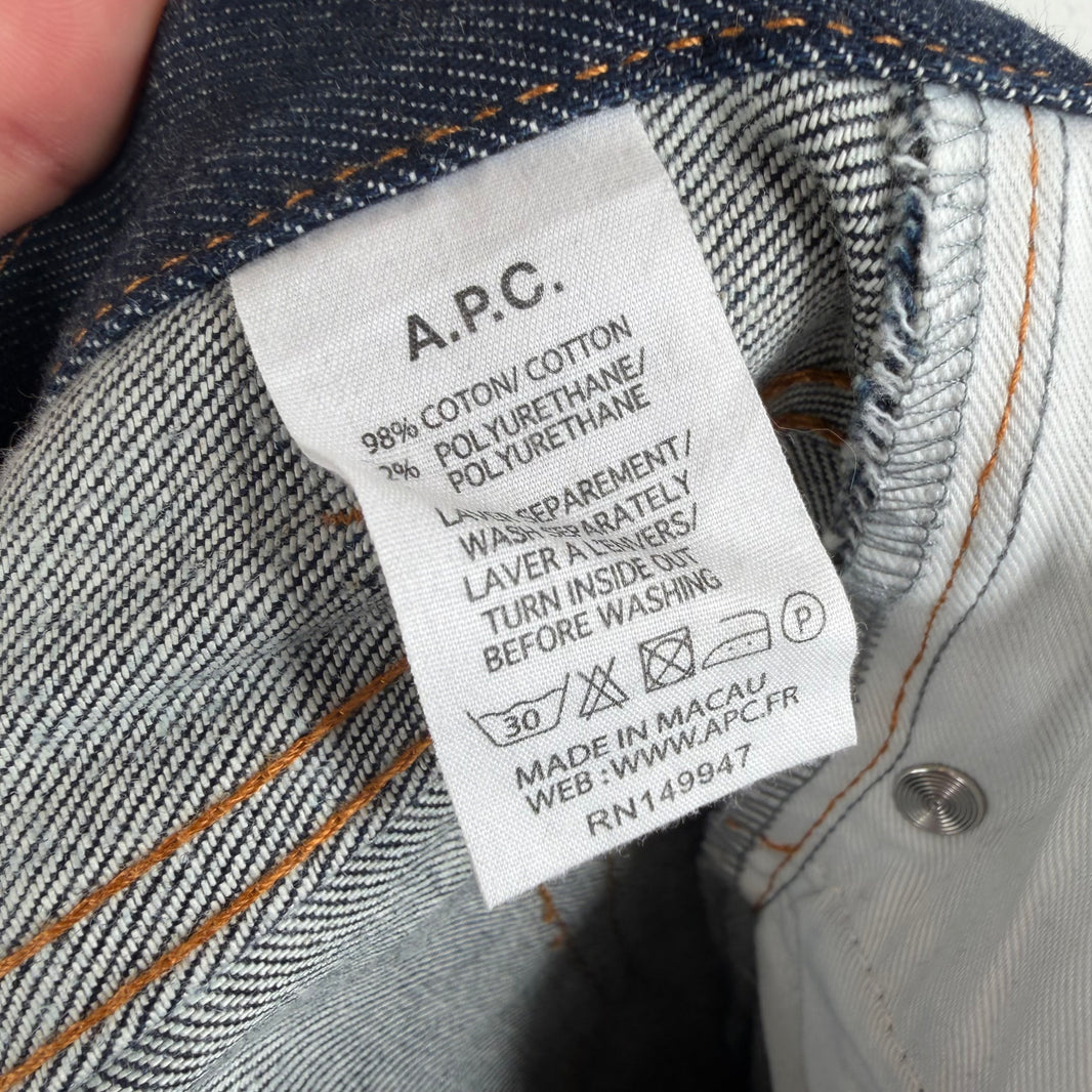 APC Raw Wash Petit New Standard Jeans