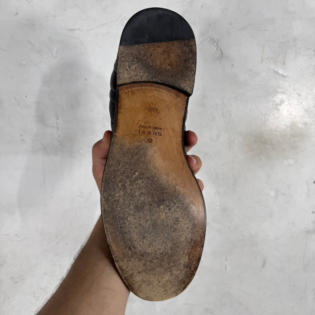 Gucci Quilted Interlock Logo Loafers