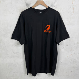 Stussy x Our Legacy Black Embroidered T-Shirt