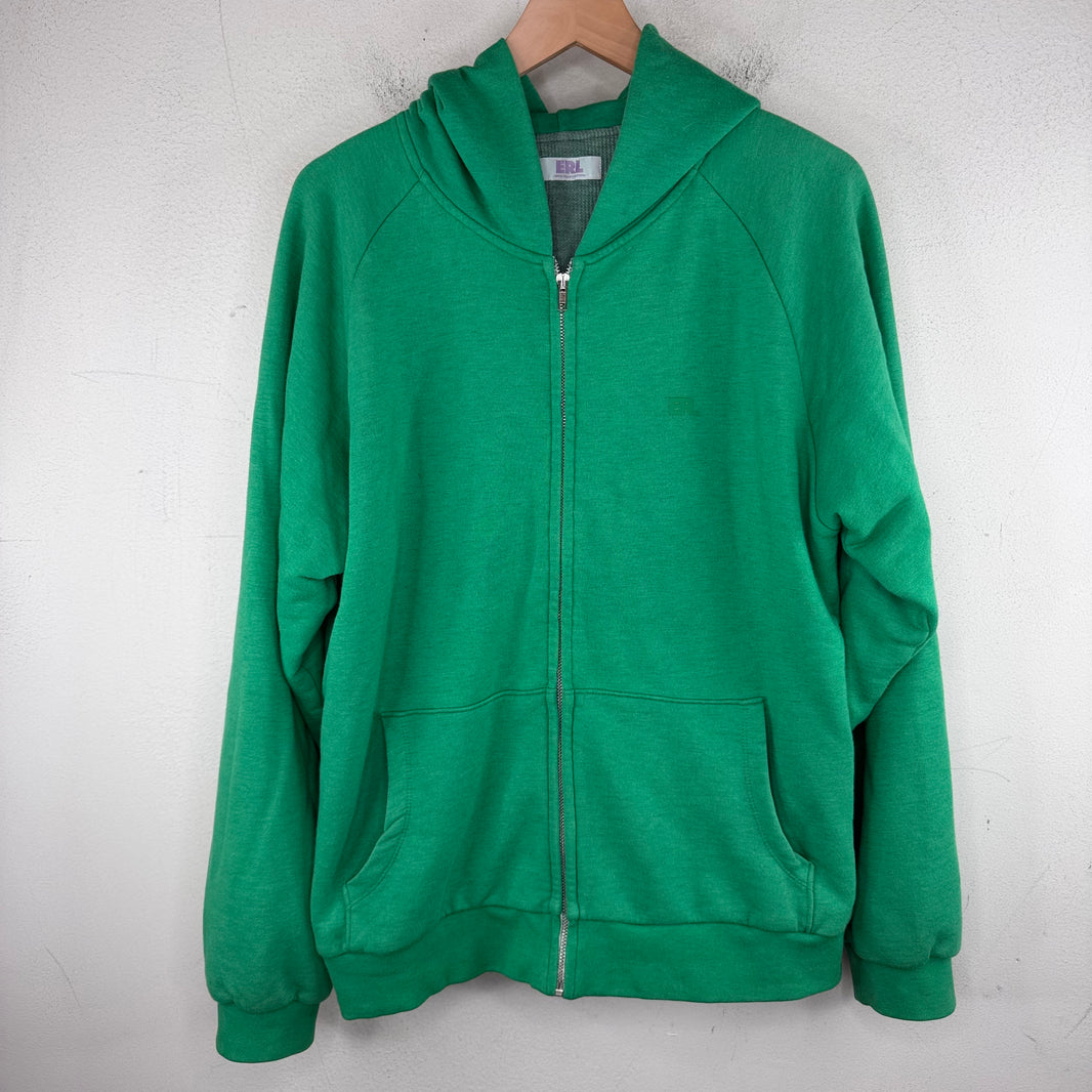 ERL Thermal Zip-Up Hoodie
