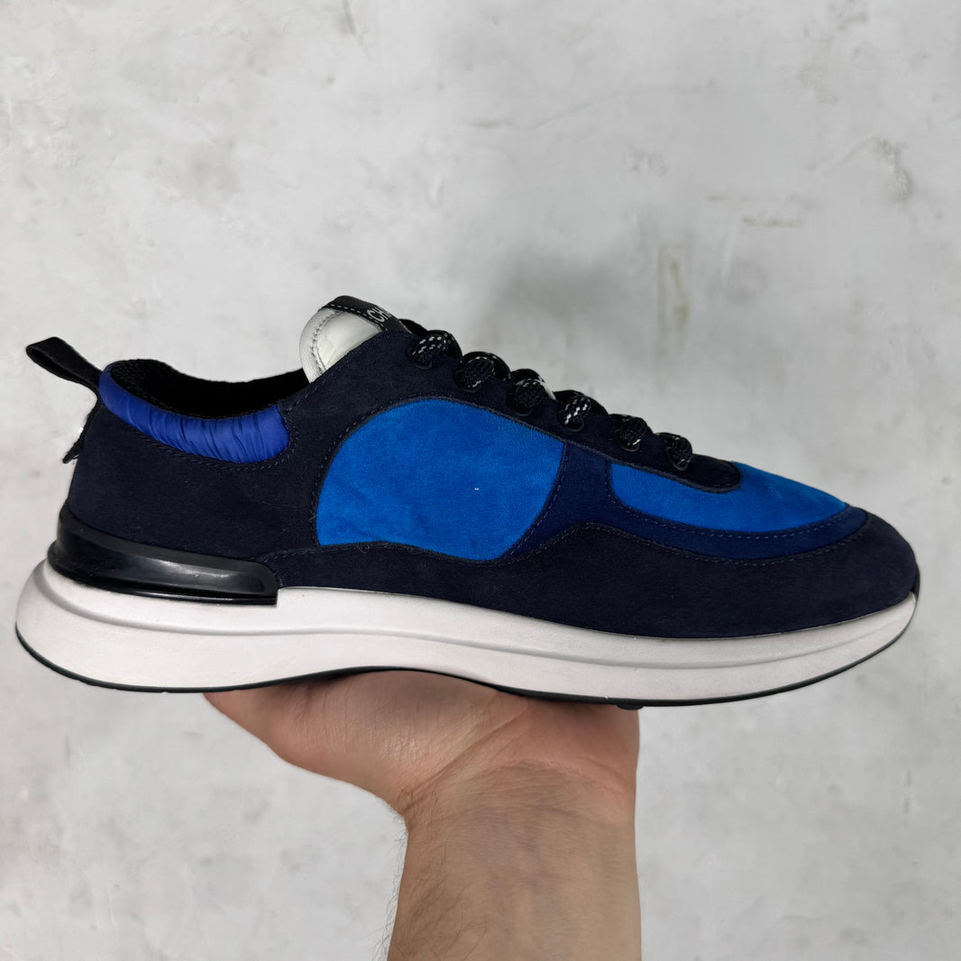 Chanel Blue Suede Runner Trainers