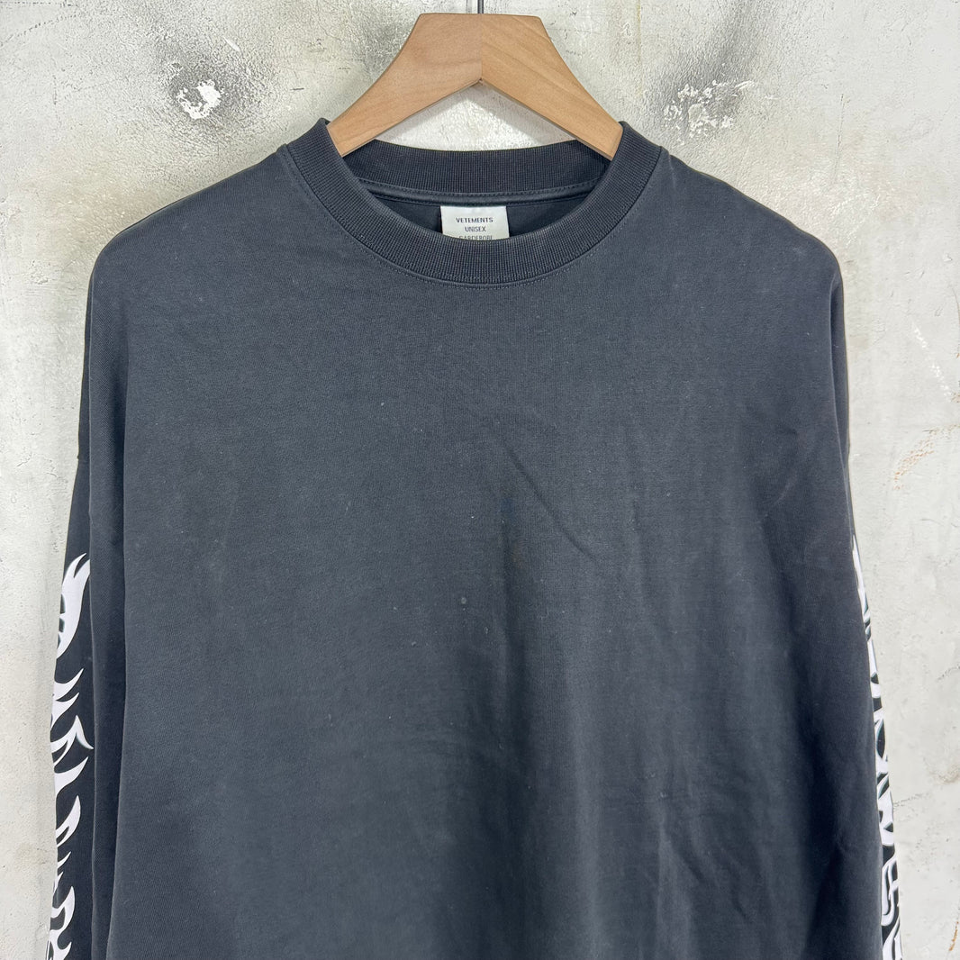Vetements Gothic Sleeve LS T-Shirt