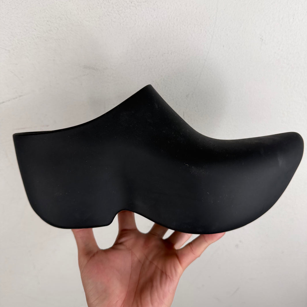 Balenciaga Black Rubber Technoclogs