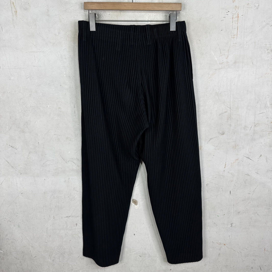 Issey Miyake Black Pleated Trousers