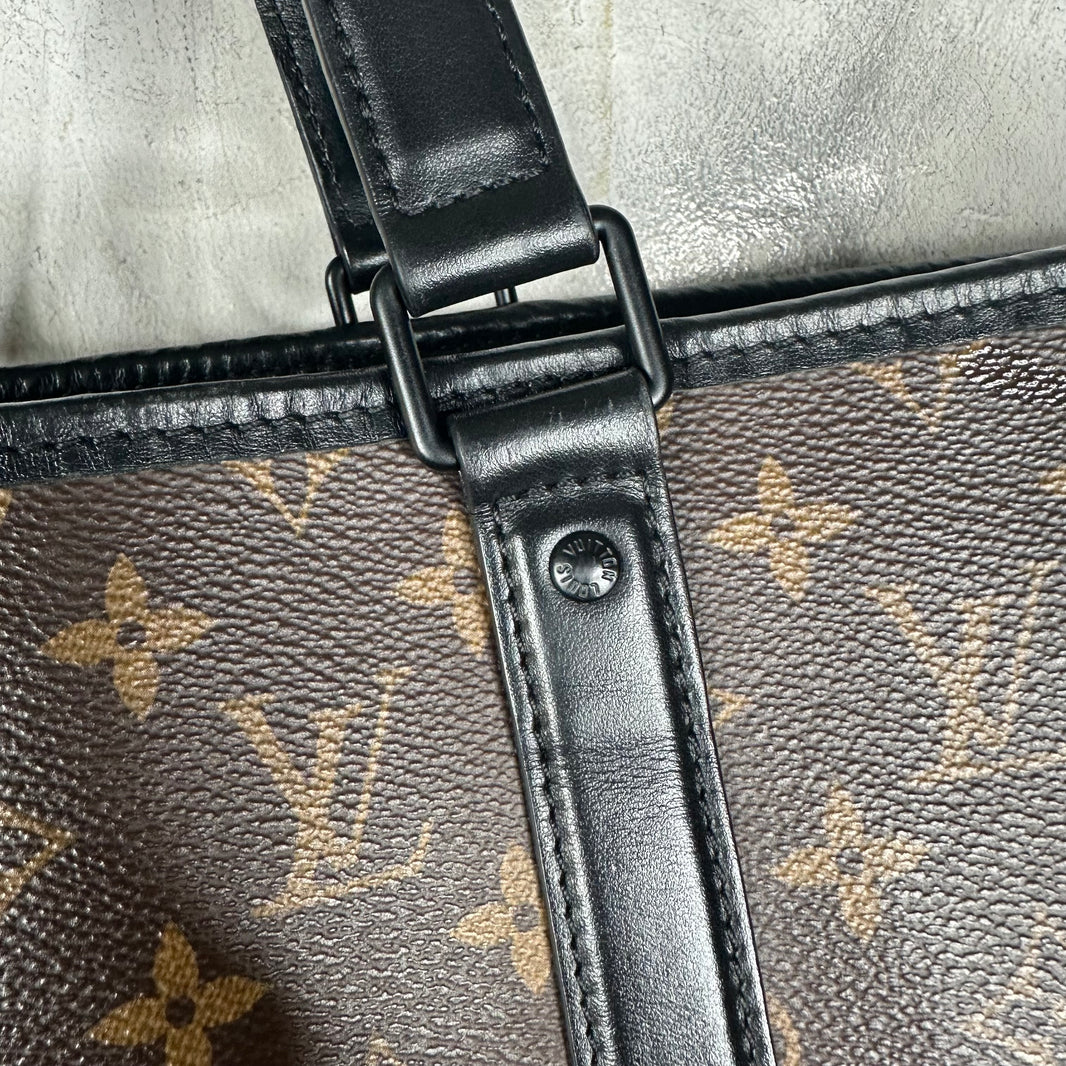 Louis Vuitton Monogram Black Tote Bag