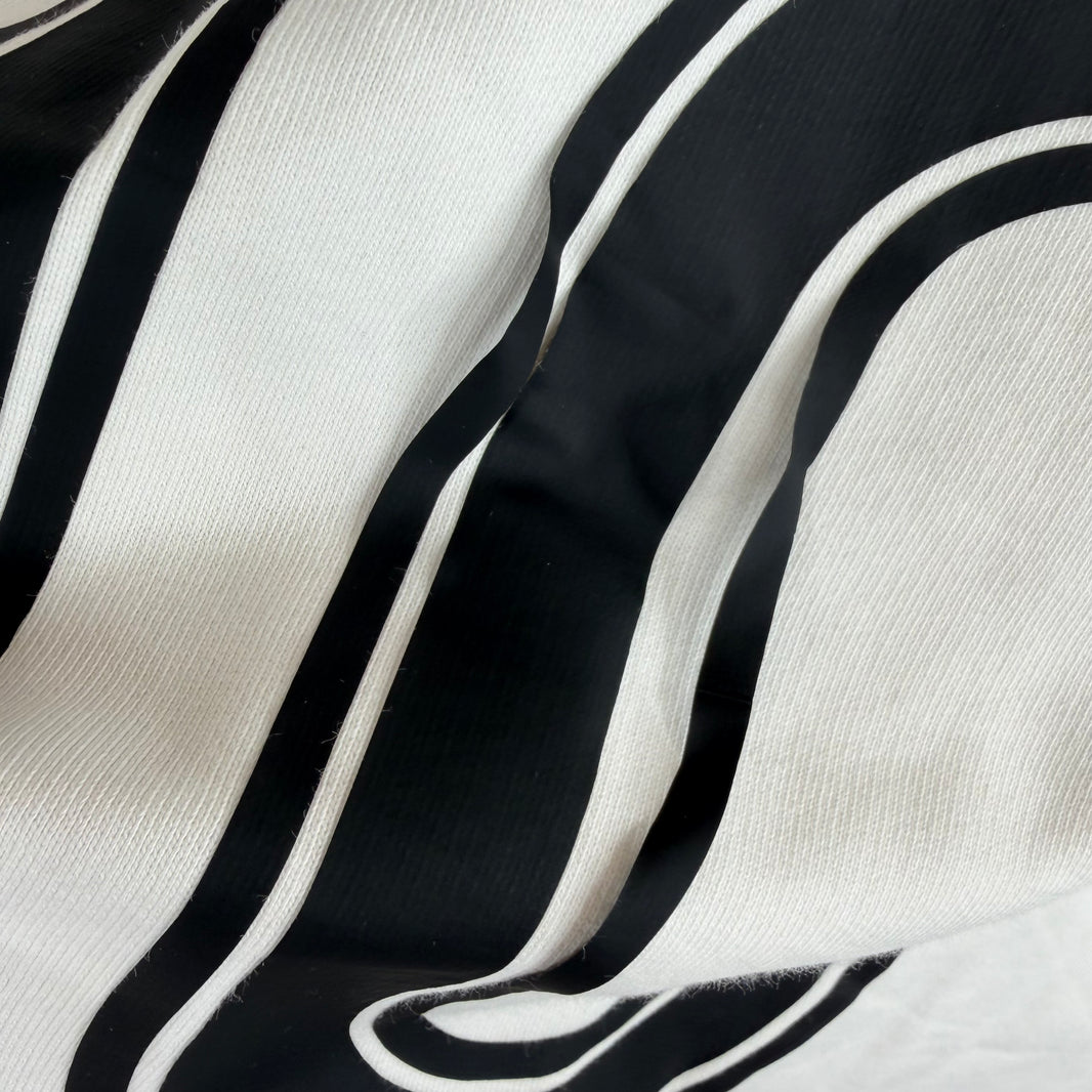 Balenciaga White Soccer Crest Zip Up Hoodie