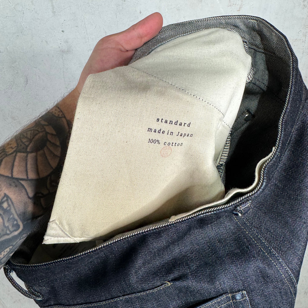 Jil Sander Button Fly Raw Denim Jeans