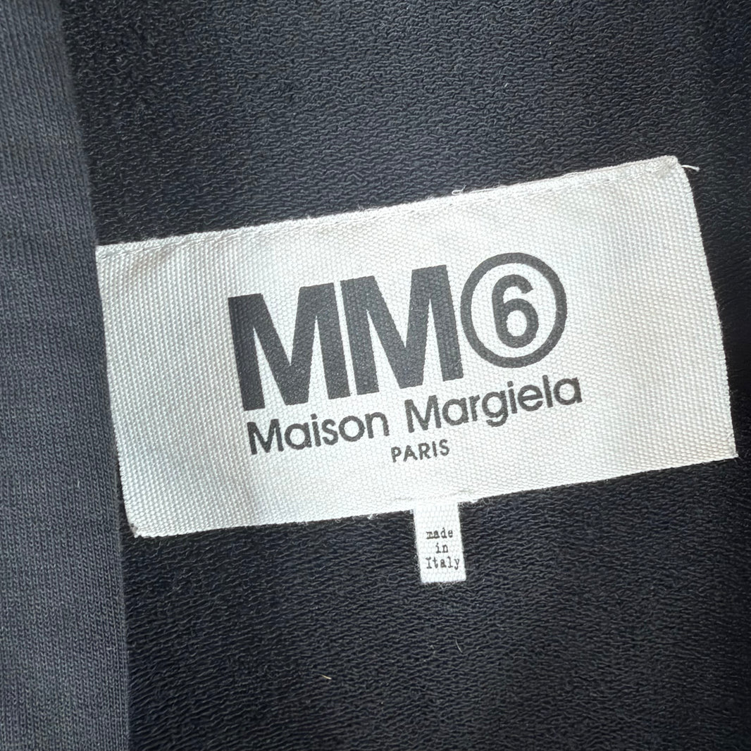 MM6 Oversized Back Logo Zip Hoodie