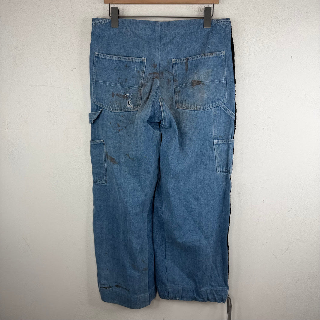 Greg Lauren Side Stripe Carpenter Pants
