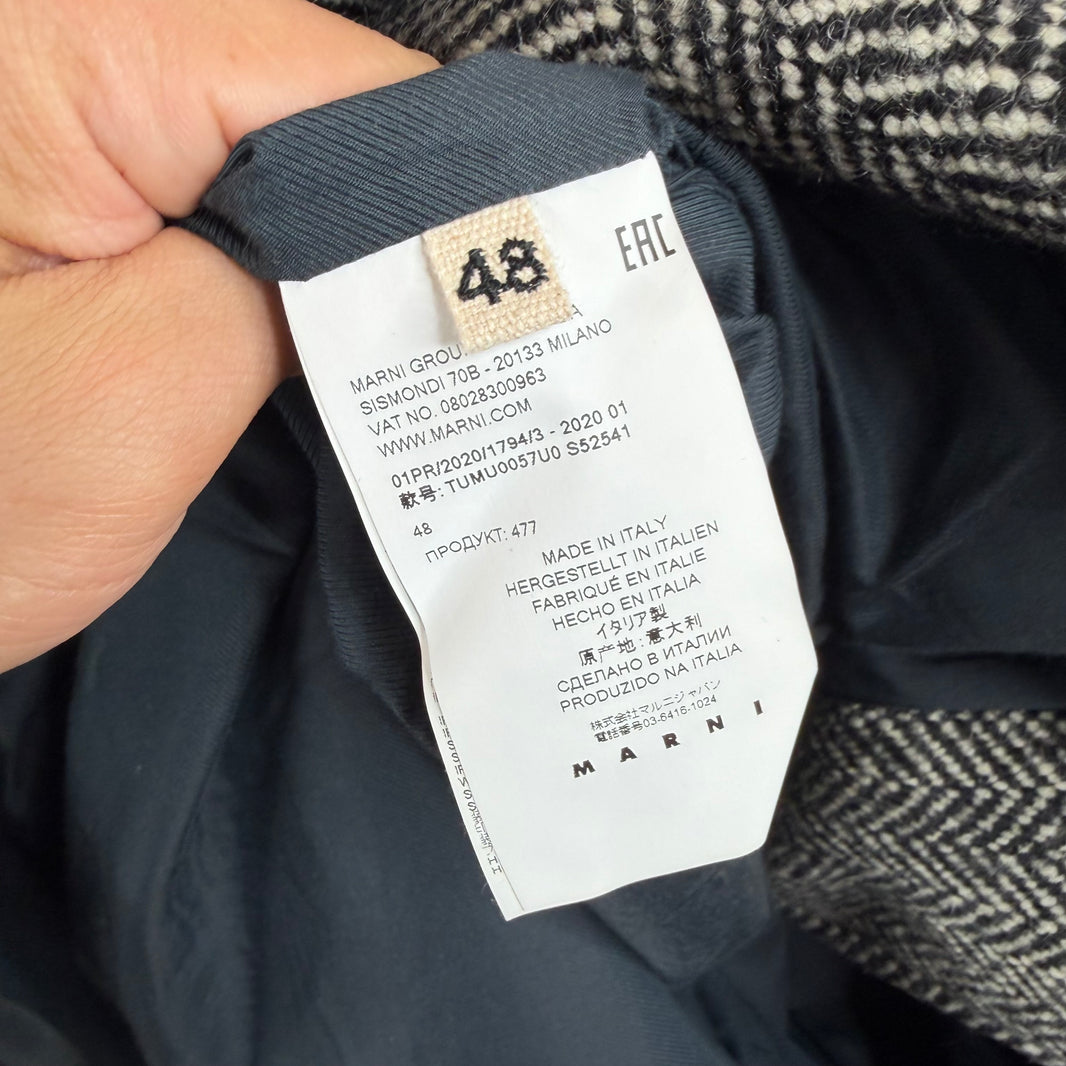 Marni Herringbone Long Coat