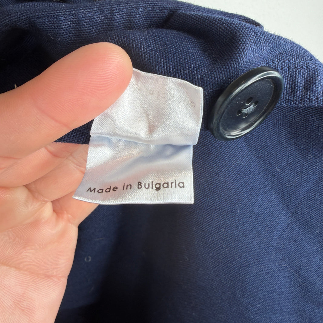 Dries Van Noten Blue Chore Blazer Jacket