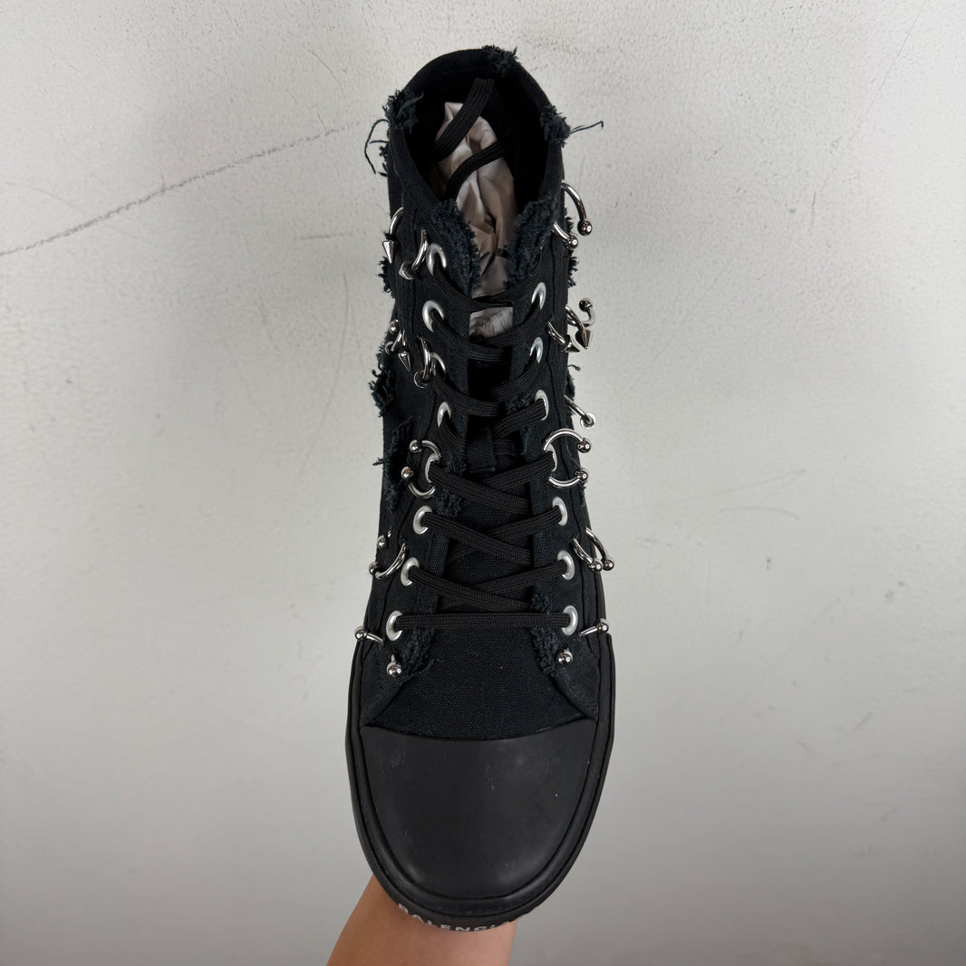 Balenciaga Pierced Paris High Top Sneakers
