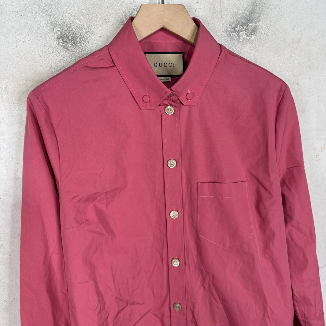 Gucci Magenta Dress Shirt