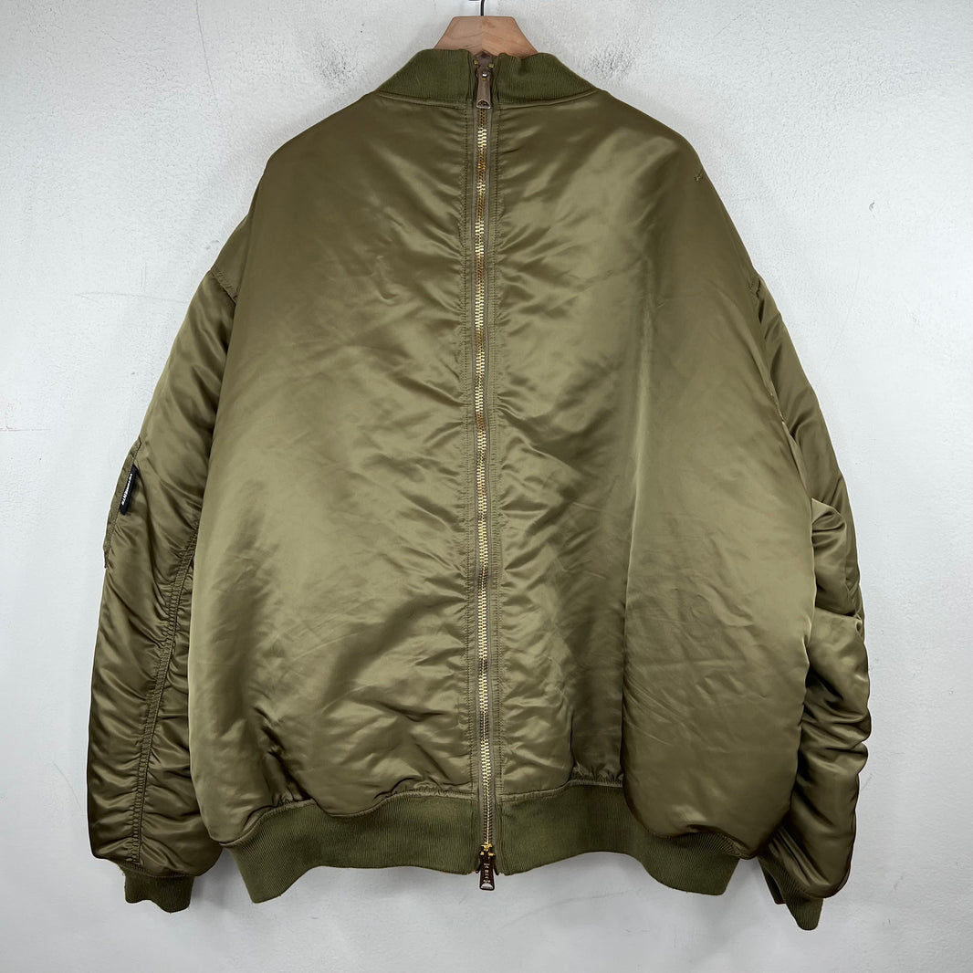 Vetements Alpha Industries Double Zip Bomber Jacket