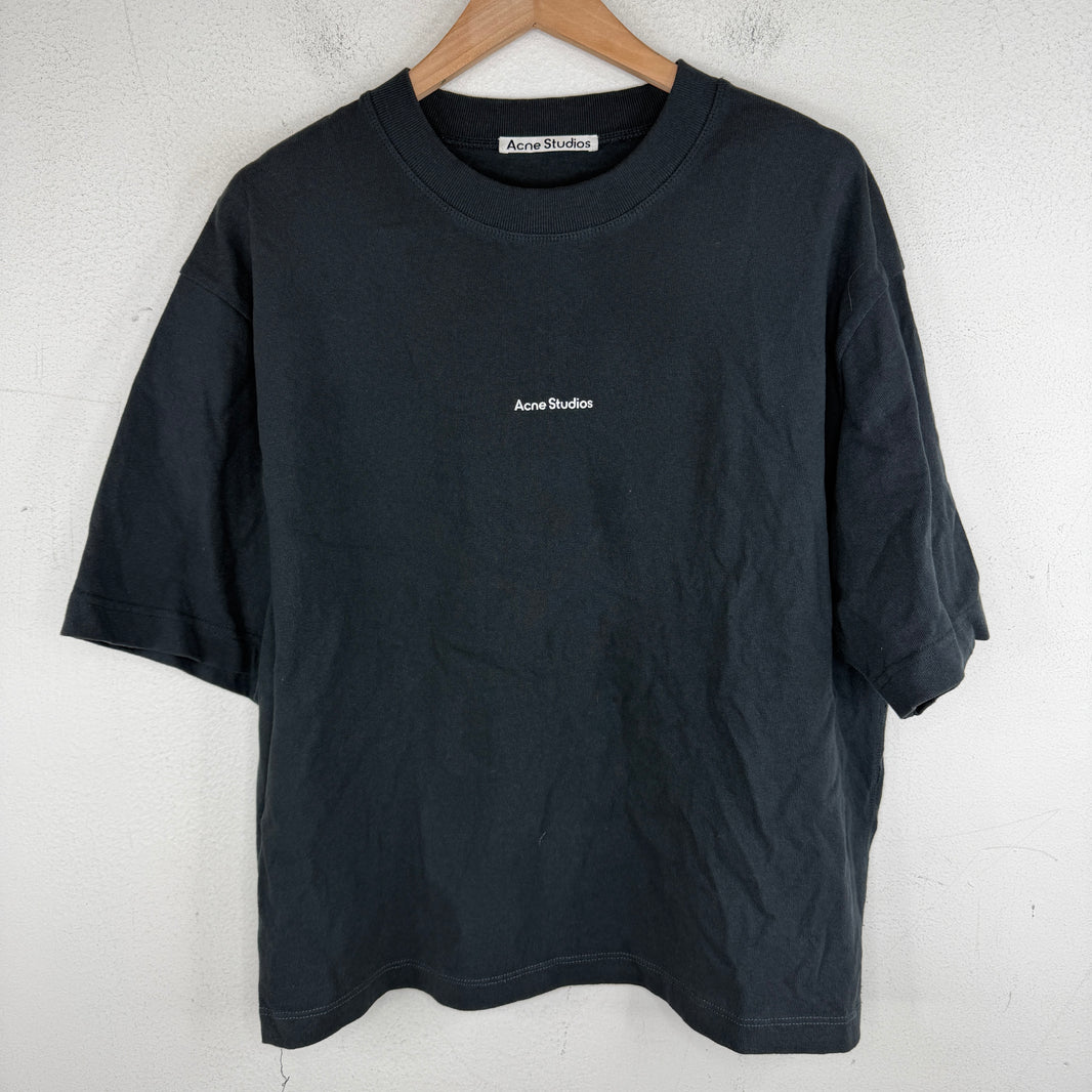 Acne Studios Black Small Logo T-Shirt