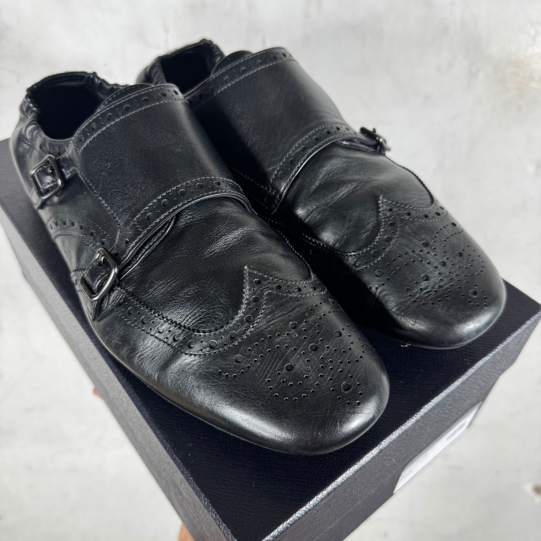 Prada Shuffle Double Monk Shoes