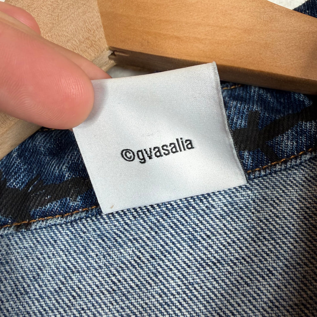 Vetements Barbed Wire Denim Button Up LS Overshirt