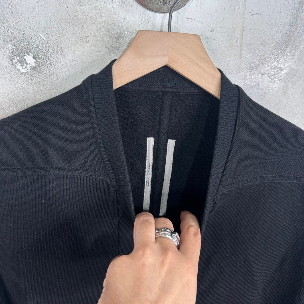 Rick Owens Paneled Sweatshirt Vest