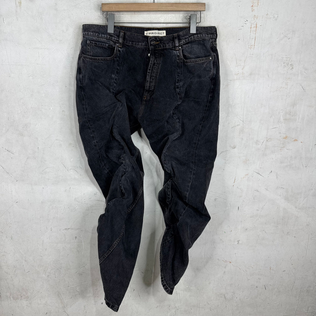 Y/Project Grey Wire Jeans