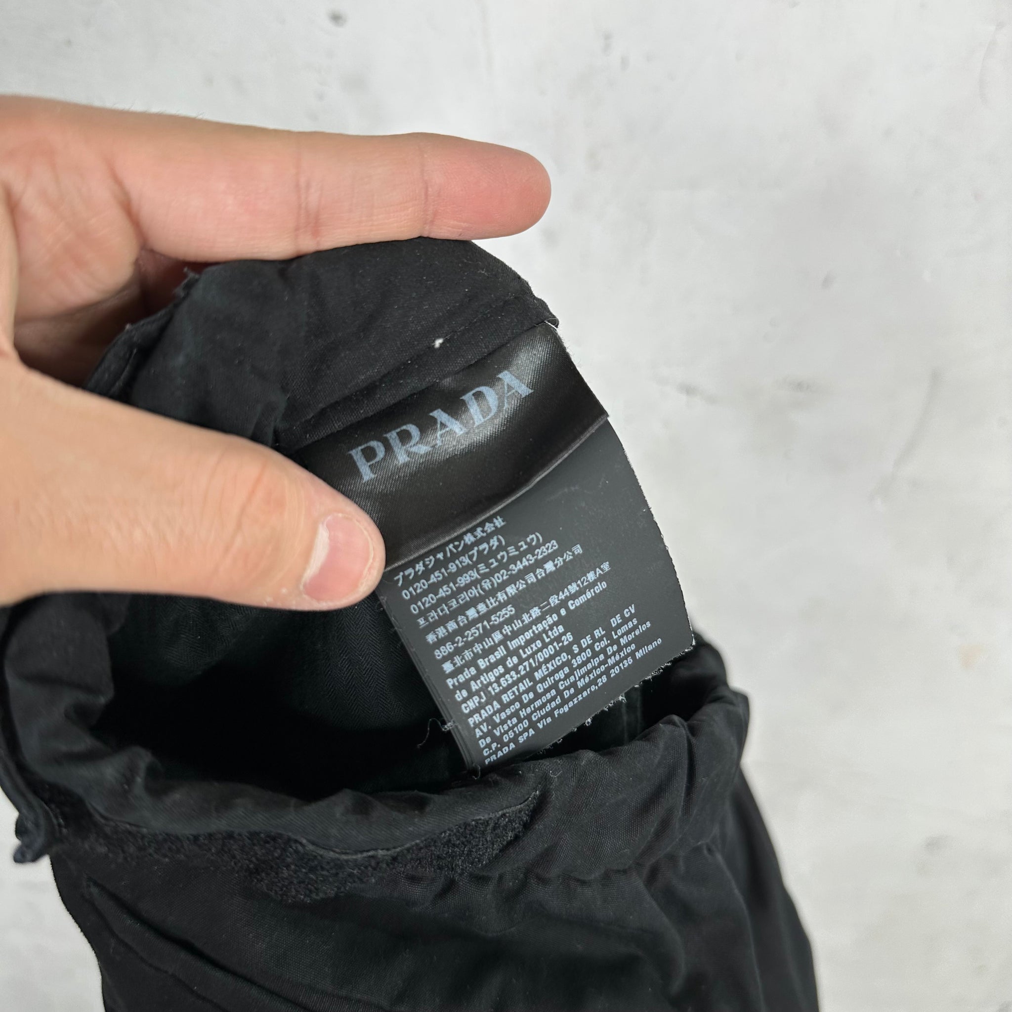 Prada Twill Strapped Pants