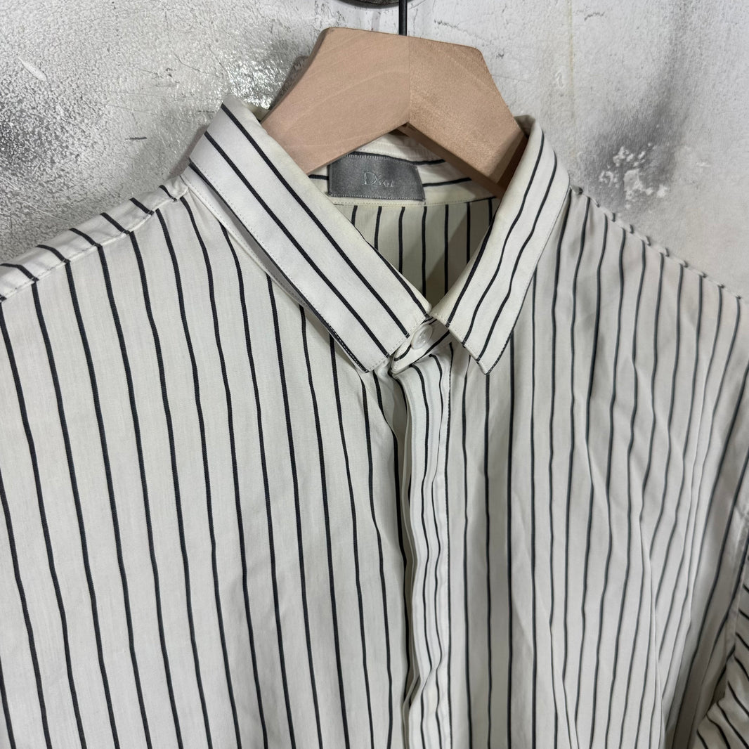 Dior Striped LS Button Up