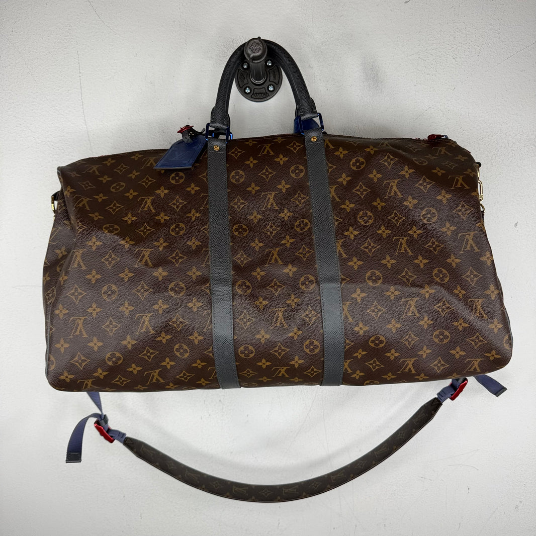 Louis Vuitton Kim Jones Keepall 55 Bandolier Duffel Bag