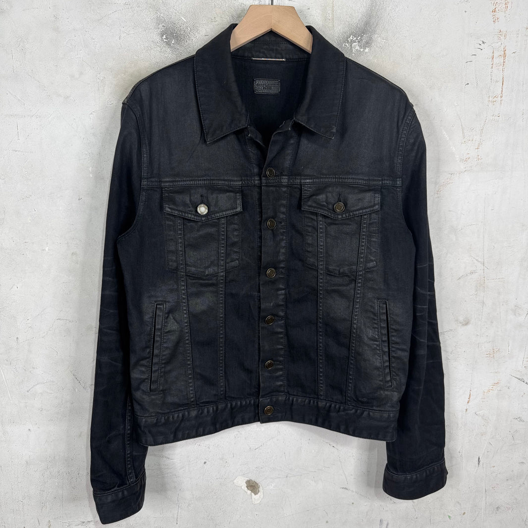 Saint Laurent 2019 Waxed Denim Jacket