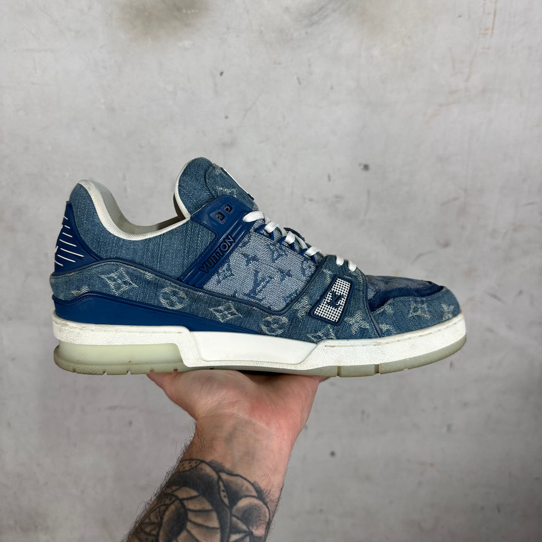 Louis Vuitton Denim Monogram Trainers