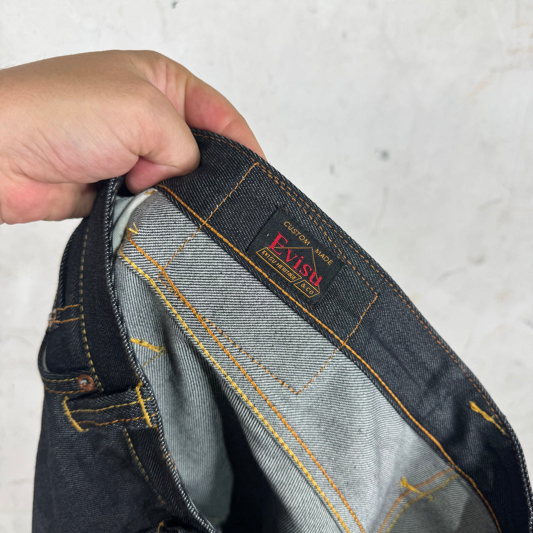 Evisu Selvedge Big White Logo Jeans