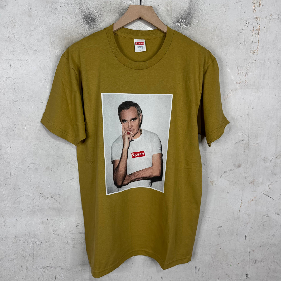 Supreme Yellow Morrisey Test Print Sample T-Shirt