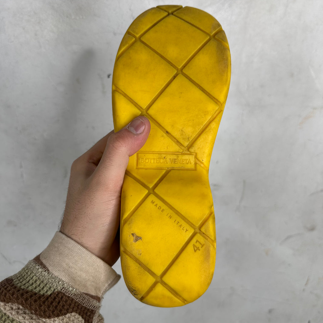 Bottega Yellow Puddle Boots