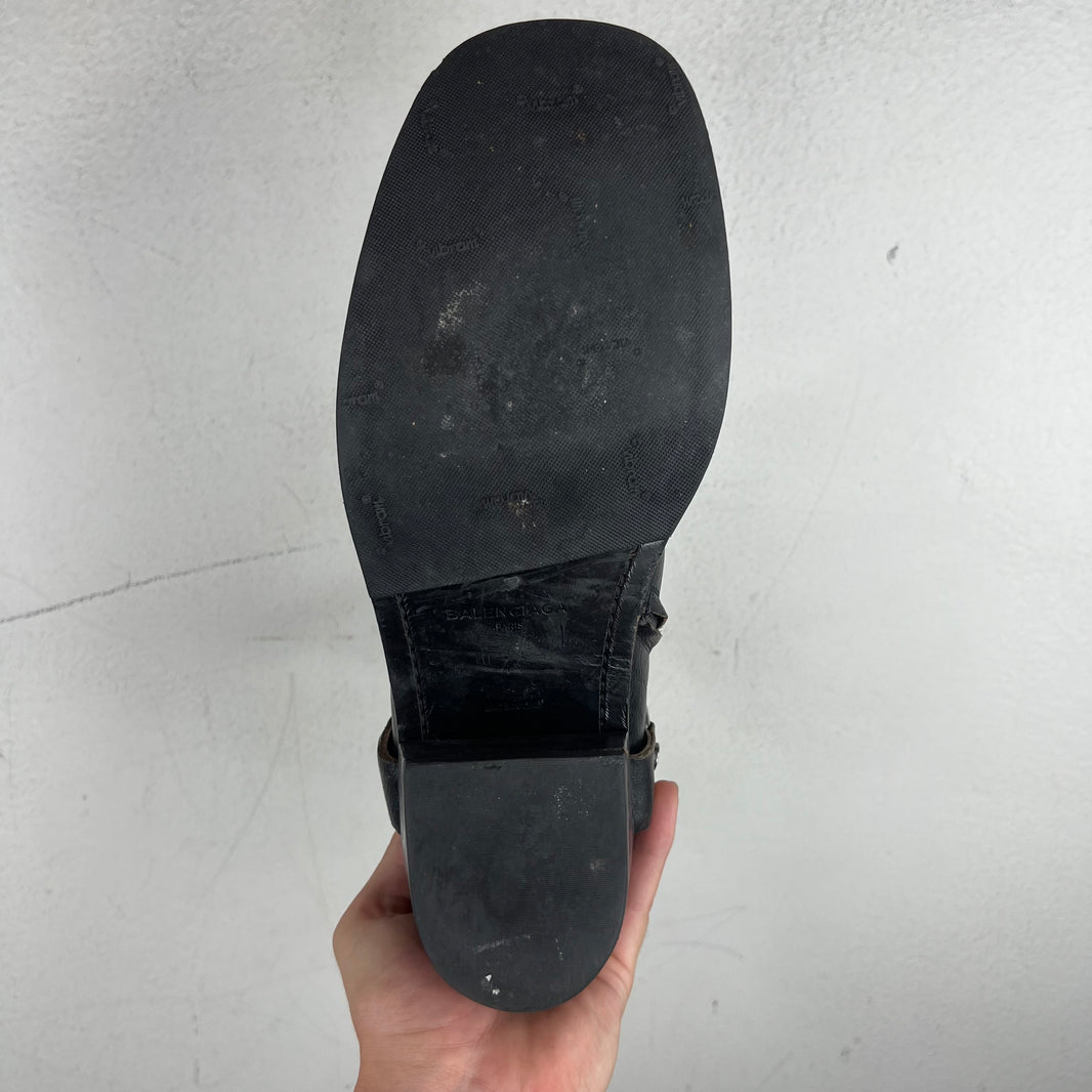 Balenciaga Harness Leather Boots