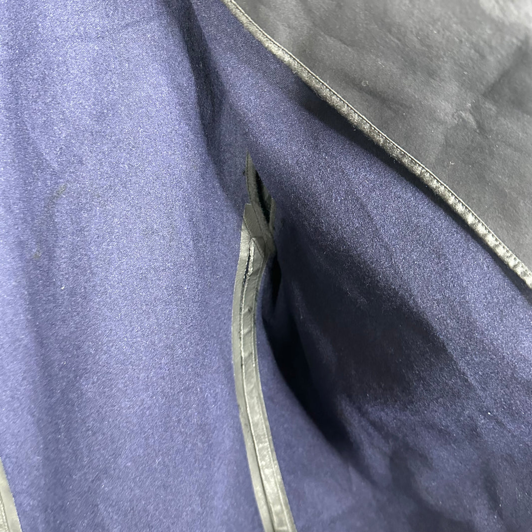 Jil Sander Navy Coated Trenchcoat