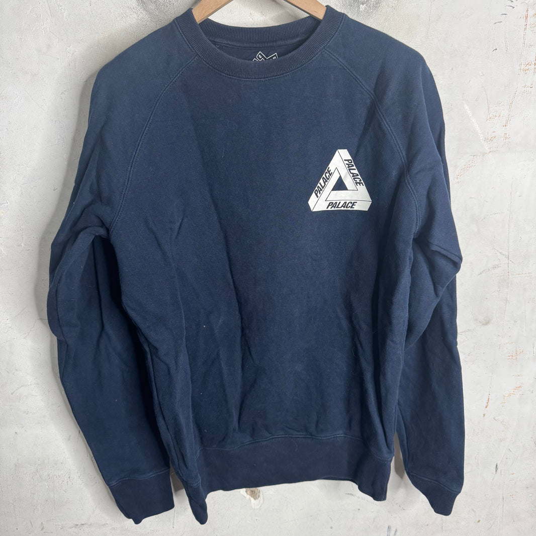 Palace Navy Tri Ferg Crewneck