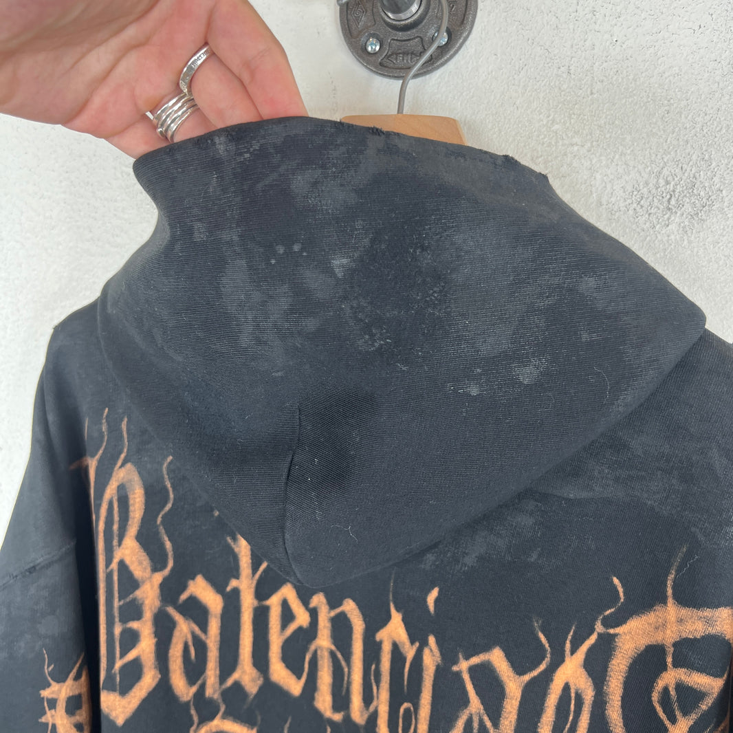 Balenciaga 3B Heavy Metal Logo Zip Hoodie