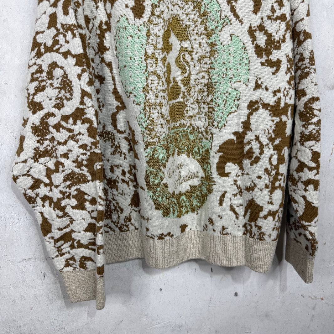 Acne Studios Beige Jacquard Sweater